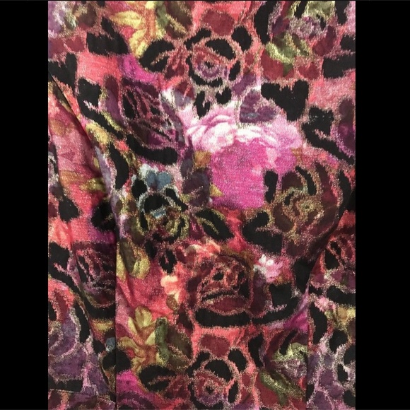 NEW Taylor Metallic Jacquard‎ Floral Fit & Flare Dress [SZ 4 ] - Picture 7 of 8